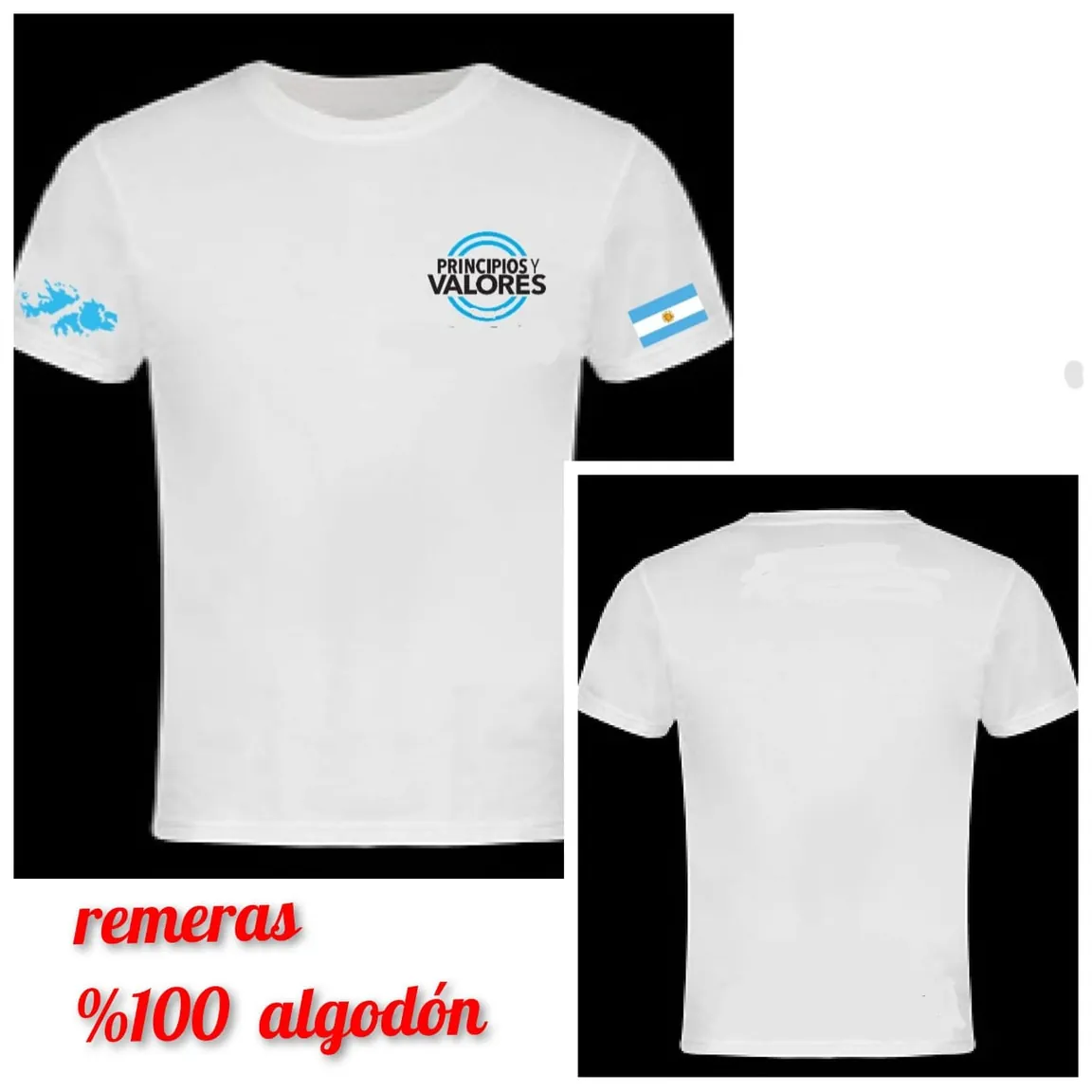 Remera Blanca Tropa de Leales